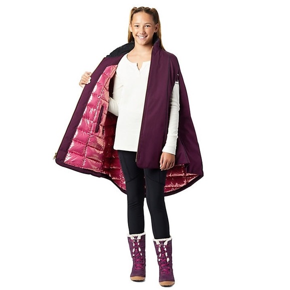 Columbia x Frozen Girls’ Disney Down Cape - Picture 1 of 6